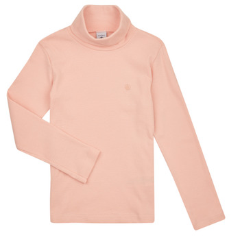 vaatteet Tytöt T-paidat pitkillä hihoilla Petit Bateau LOI Vaaleanpunainen