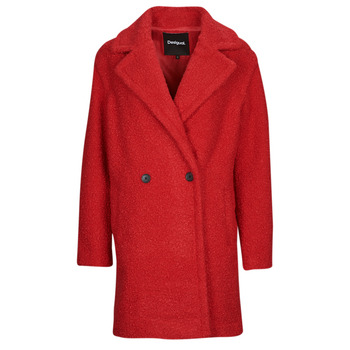 vaatteet Naiset Paksu takki Desigual LONDON Punainen