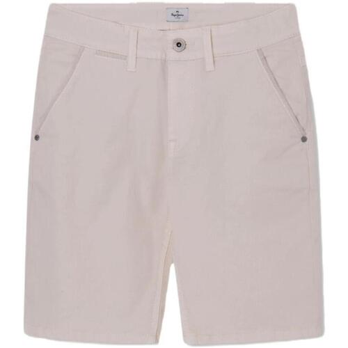 vaatteet Pojat Shortsit / Bermuda-shortsit Pepe jeans  Beige
