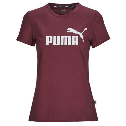vaatteet Naiset Lyhythihainen t-paita Puma ESS LOGO TEE (S) Violetti