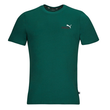 vaatteet Miehet Lyhythihainen t-paita Puma ESS  2 COL SMALL LOGO TEE Vihreä / Tumma