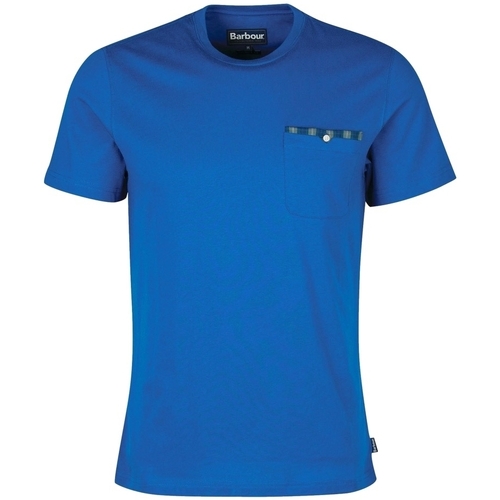 vaatteet Miehet T-paidat & Poolot Barbour Tayside T-Shirt - Monaco Blue Sininen