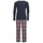 vaatteet Miehet pyjamat / yöpaidat Polo Ralph Lauren L/S PJ SLEEP SET Sininen / Punainen