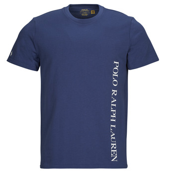vaatteet Miehet Lyhythihainen t-paita Polo Ralph Lauren S/S CREW SLEEP TOP Sininen