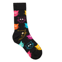 Asusteet / tarvikkeet Korkeavartiset sukat Happy socks CAT Monivärinen