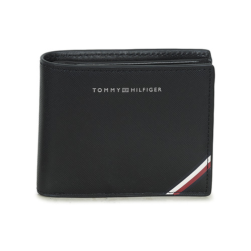 laukut Miehet Lompakot Tommy Hilfiger TH CENTRAL CC AND COIN Musta