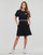 vaatteet Naiset Lyhyt mekko Karl Lagerfeld IKONIK 2.0 T-SHIRT DRESS Musta