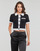vaatteet Naiset Neulepusero Karl Lagerfeld CLASSIC KNIT TOP Musta / Valkoinen
