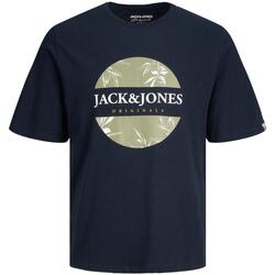 vaatteet Miehet Lyhythihainen t-paita Jack & Jones  Sininen