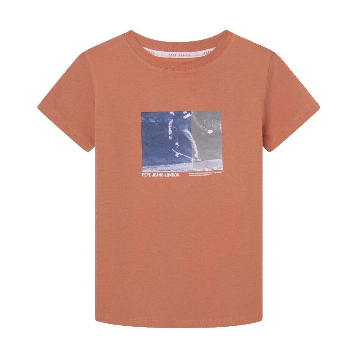 vaatteet Pojat Lyhythihainen t-paita Pepe jeans  Oranssi