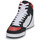 kengät Korkeavartiset tennarit Polo Ralph Lauren POLO COURT HIGH Valkoinen / Musta / Punainen