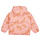 vaatteet Tytöt Toppatakki Patagonia BABY REVERSIBLE DOWN SWEATER HOODY Vaaleanpunainen