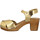 kengät Naiset Sandaalit Hoof Mireille Cuir Femme Gold Kulta