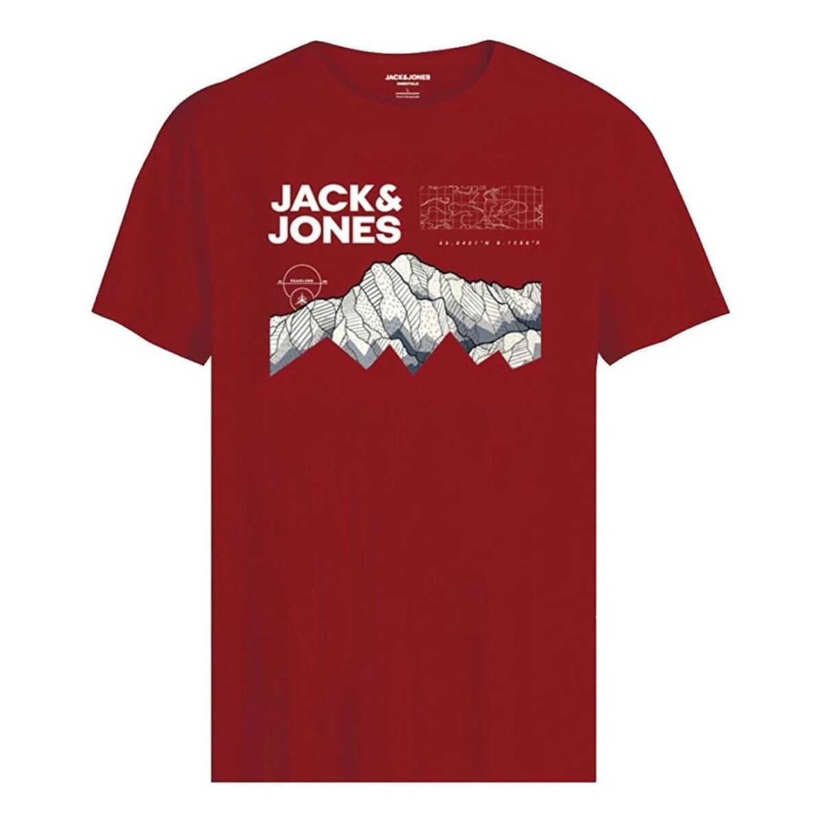 vaatteet Pojat Lyhythihainen t-paita Jack & Jones  Punainen