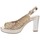 kengät Naiset Korkokengät Valleverde VV-45381 Kulta