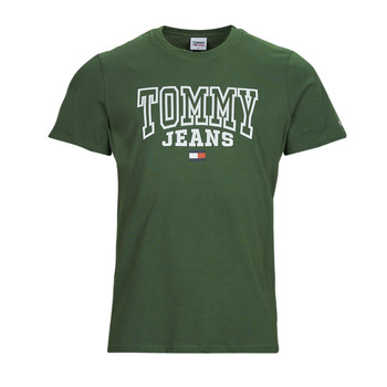vaatteet Miehet Lyhythihainen t-paita Tommy Jeans TJM RGLR ENTRY GRAPHIC TEE Vihreä