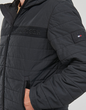 Tommy Hilfiger GMD PADDED HOODED JACKET Musta