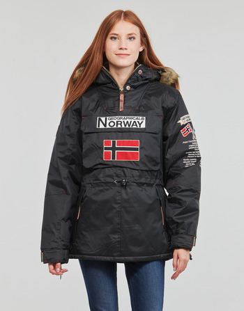 vaatteet Naiset Parkatakki Geographical Norway BOOMERA Musta
