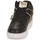 kengät Naiset Korkeavartiset tennarit Versace Jeans Couture 75VA3SJ1 Musta / Kulta
