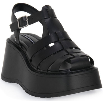kengät Naiset Sandaalit ja avokkaat Windsor Smith CRUSH BLACK LEATHER Musta