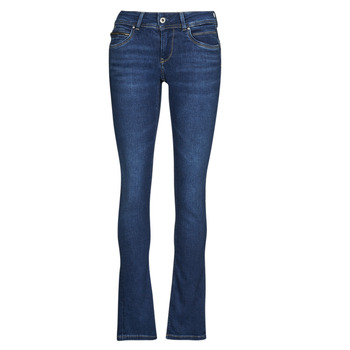 vaatteet Naiset Slim-farkut Pepe jeans NEW BROOKE Sininen / Tumma