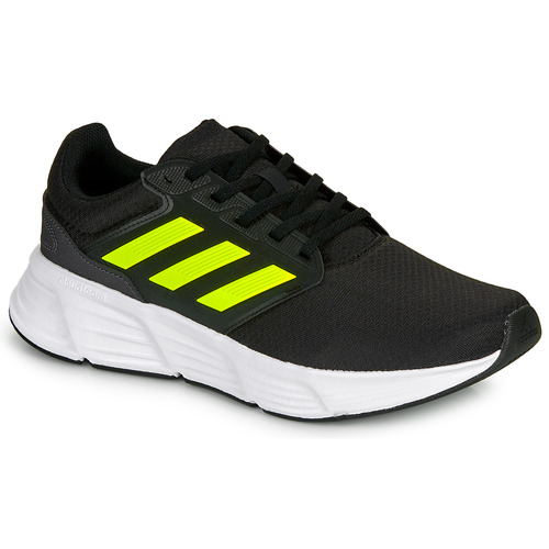 kengät Miehet Juoksukengät / Trail-kengät adidas Performance GALAXY 6 M Musta / Keltainen