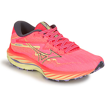 kengät Naiset Juoksukengät / Trail-kengät Mizuno WAVE RIDER 27 Vaaleanpunainen
