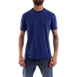 vaatteet Miehet Lyhythihainen t-paita Blauer 23SBLUH02096 Sininen