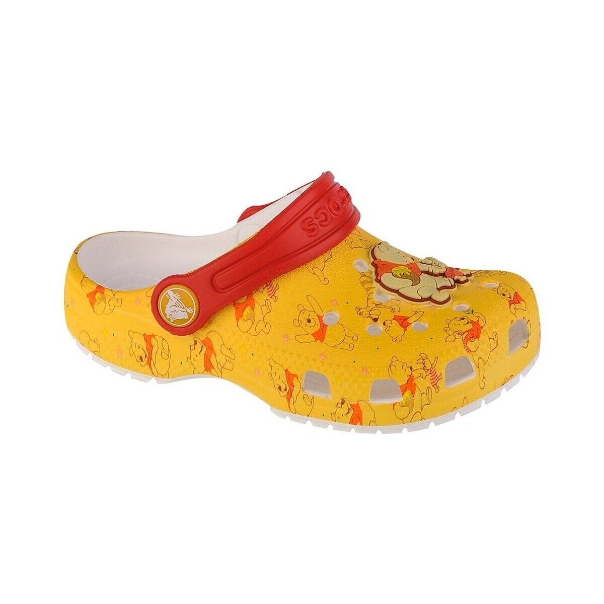kengät Lapset Derby-kengät & Herrainkengät Crocs Classic Disney Winnie The Pooh T Clog Keltainen