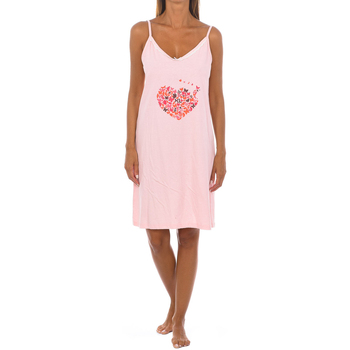 vaatteet Naiset pyjamat / yöpaidat Kisses&Love KL45208 Vaaleanpunainen
