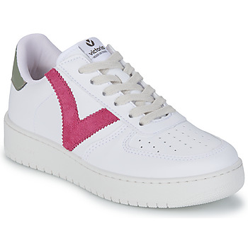 kengät Naiset Matalavartiset tennarit Victoria 1258201FRAMBUESA Valkoinen / Vaaleanpunainen / Vihreä