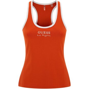 vaatteet Naiset T-paidat & Poolot Guess E3GP05 KBP41 Oranssi
