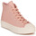 kengät Naiset Korkeavartiset tennarit Converse CHUCK TAYLOR ALL STAR LIFT Vaaleanpunainen