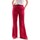 vaatteet Naiset Väljät housut / Haaremihousut Manila Grace P219VU Vaaleanpunainen