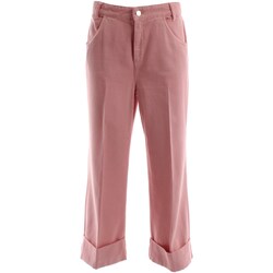 vaatteet Naiset Väljät housut / Haaremihousut Iblues INDOLE Vaaleanpunainen