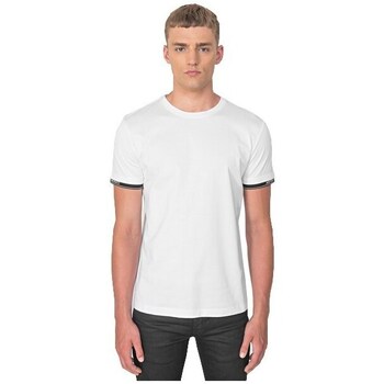 vaatteet Miehet Lyhythihainen t-paita Antony Morato MMKS018371000 Mustat, Valkoiset