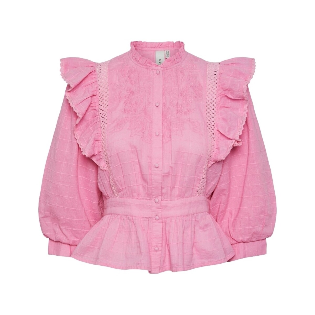 vaatteet Naiset Topit / Puserot Y.a.s YAS Shirt Ranja - Rosebloom Vaaleanpunainen