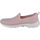 kengät Naiset Matalavartiset tennarit Skechers Go Walk 6 - Clear Virtue Vaaleanpunainen