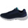 kengät Naiset Matalavartiset tennarit Skechers Go Walk 6 - Iconic Vision Sininen