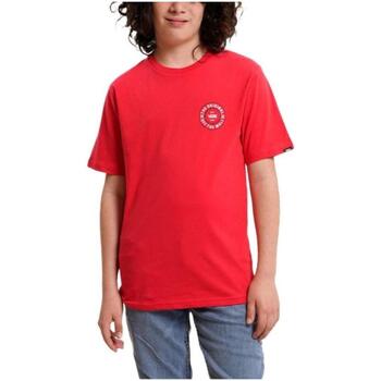 vaatteet Pojat Lyhythihainen t-paita Vans  Punainen