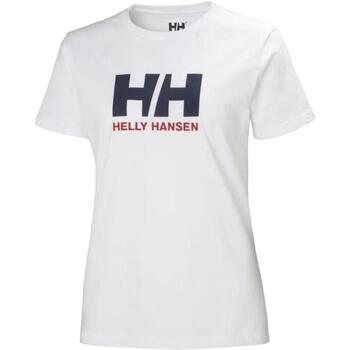 vaatteet Naiset Lyhythihainen t-paita Helly Hansen  Valkoinen