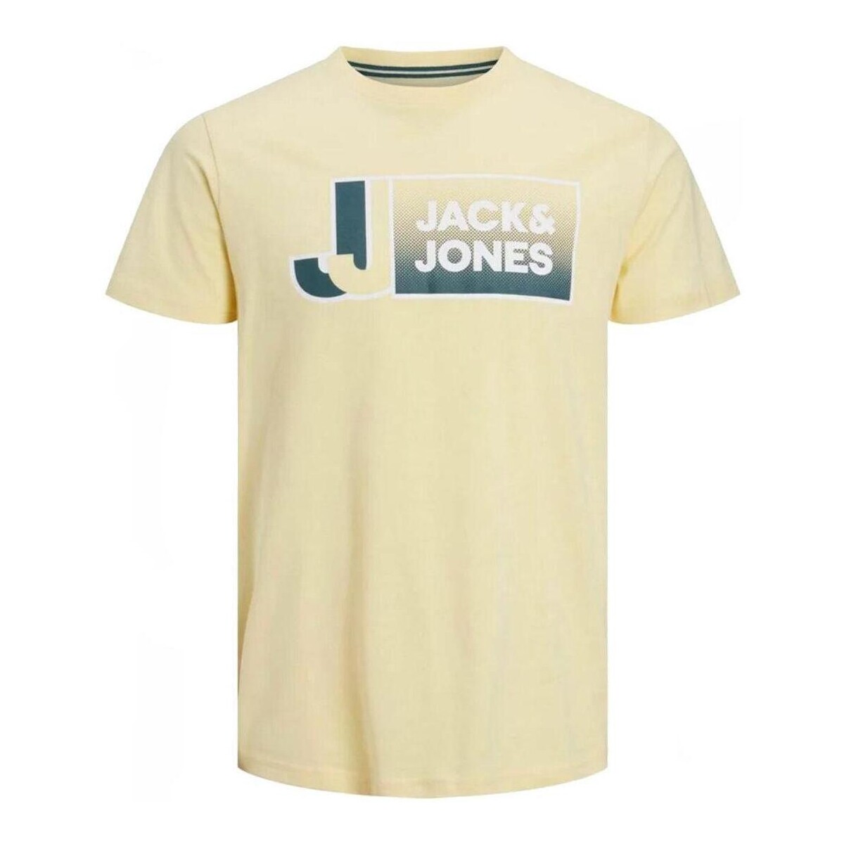 vaatteet Pojat Lyhythihainen t-paita Jack & Jones  Keltainen