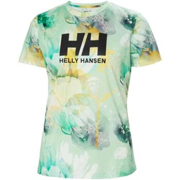 vaatteet Naiset Lyhythihainen t-paita Helly Hansen  Vihreä
