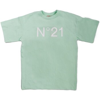 vaatteet Tytöt Lyhythihainen t-paita N°21 N21617 Vihreä