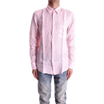 vaatteet Miehet Pitkähihainen paitapusero BOSS 50489344 Vaaleanpunainen