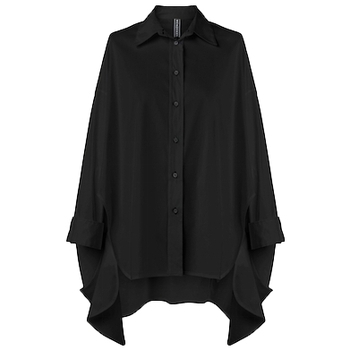 vaatteet Naiset Topit / Puserot Wendy Trendy Camisa 110938 - Black Musta