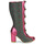 kengät Naiset Saappaat Irregular Choice DITSY DARLING Vaaleanpunainen / Vihreä