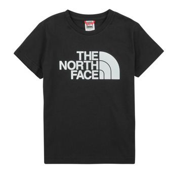 vaatteet Pojat Lyhythihainen t-paita The North Face Boys S/S Easy Tee Musta