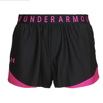 vaatteet Naiset Shortsit / Bermuda-shortsit Under Armour Play Up Shorts 3.0 Musta / Vaaleanpunainen