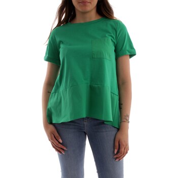 vaatteet Naiset Lyhythihainen t-paita Emme Marella PECE Vihreä